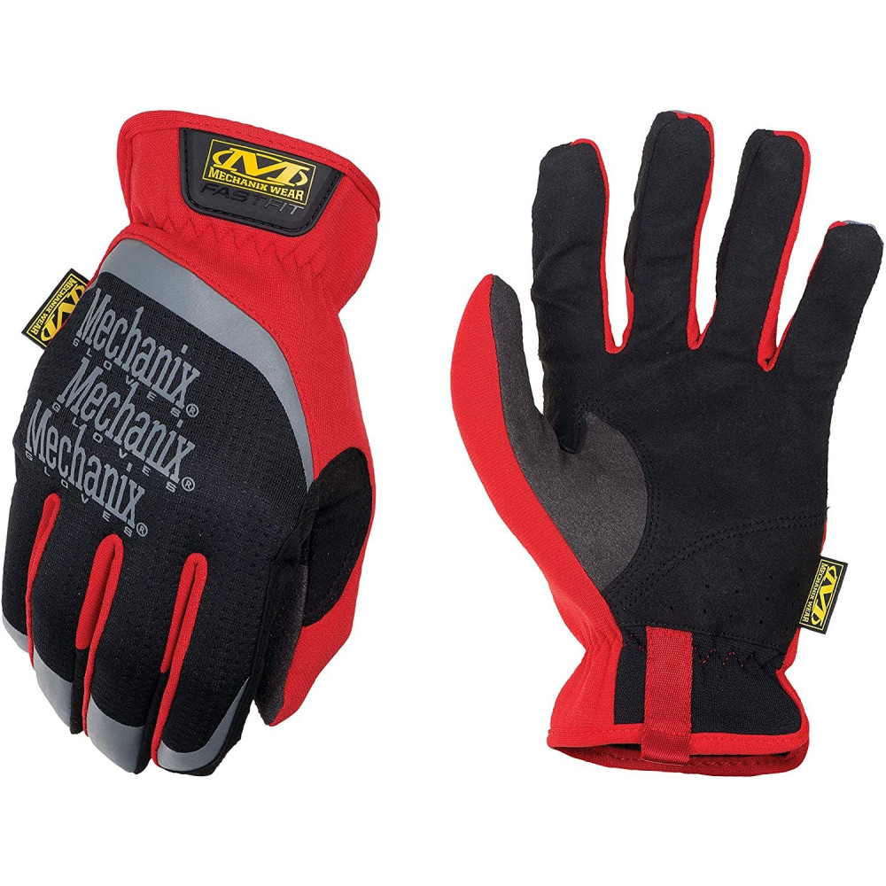 Gloves FAST FIT 02 black/red S