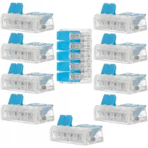 WAGO TÜÜPI AVATAV KIIRKLEMM 5X0,2-4MM 10TK/KOMPL. GEKO