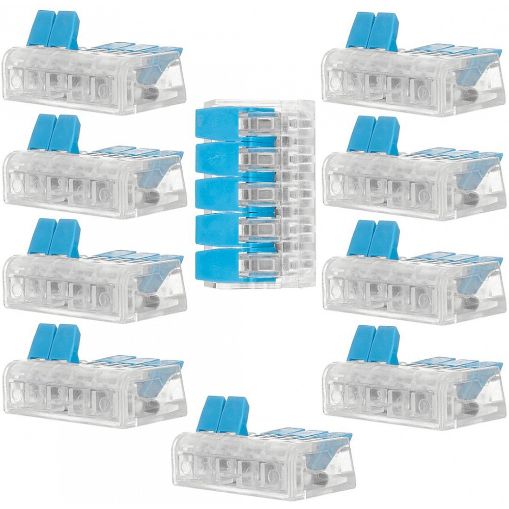 WAGO TÜÜPI AVATAV KIIRKLEMM 5X0,2-4MM 10TK/KOMPL. GEKO