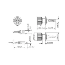 LED LAMP H7 12V PX26d PAAR