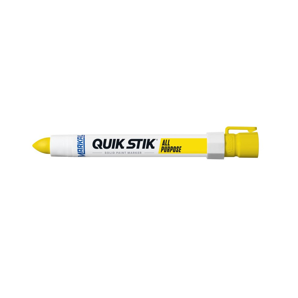 Solid paint marker Markal Quik Stik Paintstik 17mm, yellow