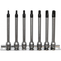 7-OS. 1/4" PIKKADE AVAGA 5-TORX PADRUNOTSIKUTE KOMPL. TS15-TS45 TRIUMF