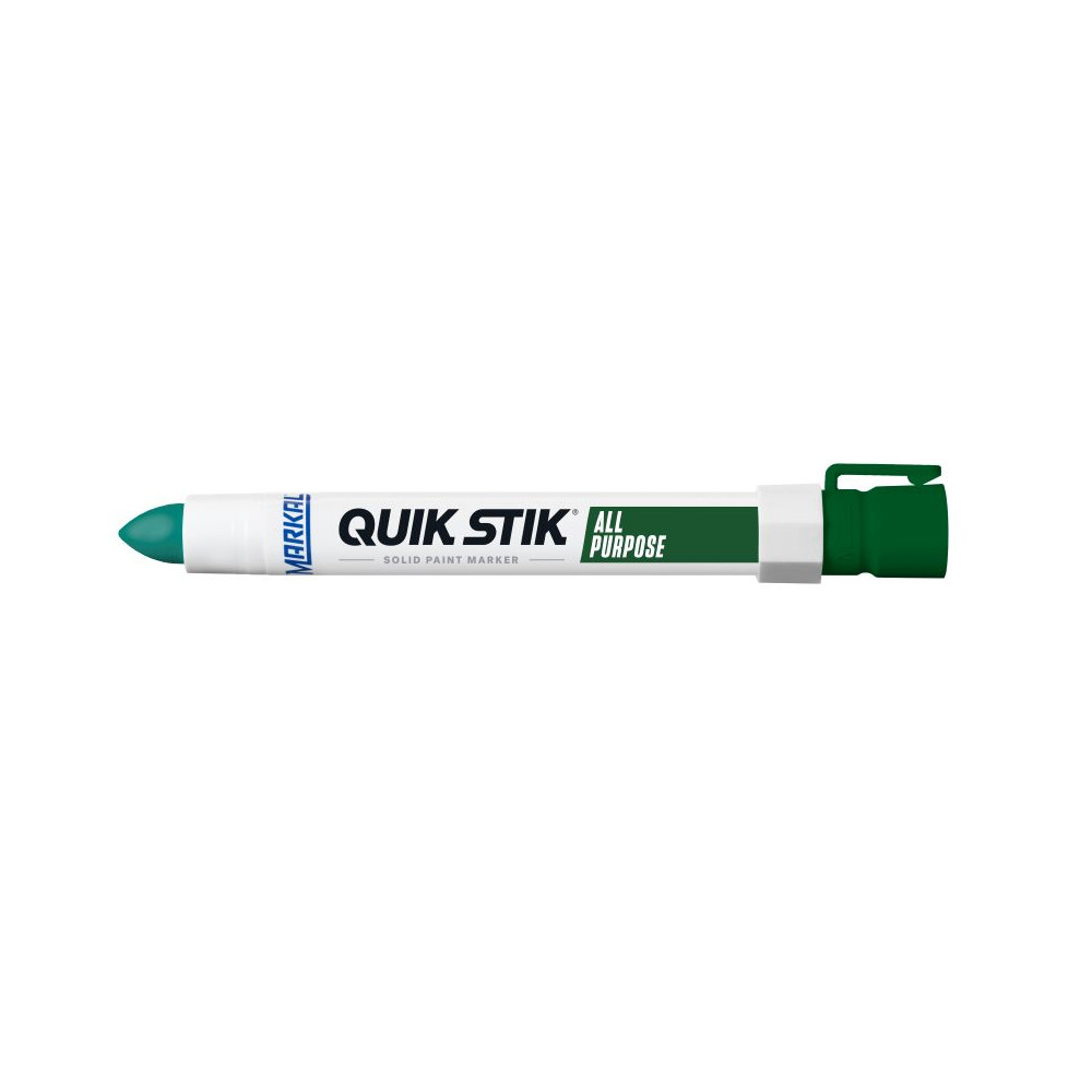 Solid paint marker Markal Quik Stik Paintstik 17mm, green