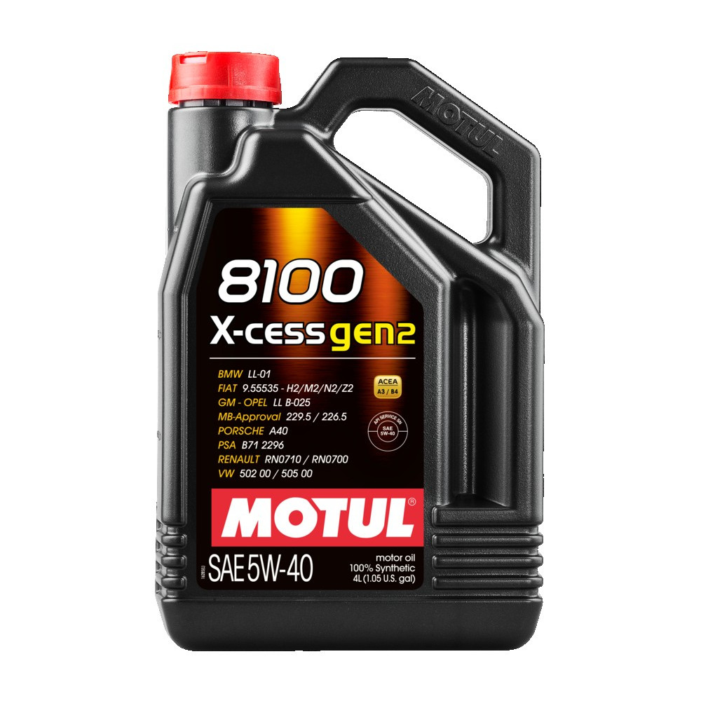 MOTUL 8100 X-CESS GEN2 5W40 A3/B4 4L