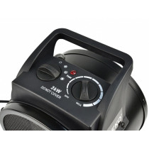 KERAAMILISE ELEMENDIGA TERMOST. SOOJAPUHUR 3KW 230V (MAX 40M2) GEKO