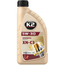 K2 5W30 SYNTHETIC XN C2/C3, BMW LL-04, MB 229.31, 229.51, DEXOS2, VW 505 01 505 00 1L (TÄISSÜNT.)