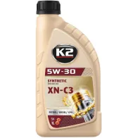 K2 5W30 SYNTHETIC XN C2/C3, BMW LL-04, MB 229.31, 229.51, DEXOS2, VW 505 01 505 00 1L (TÄISSÜNT.)