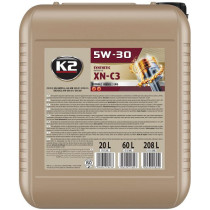 K2 5W30 SYNTHETIC XN C2/C3, BMW LL-04, MB 229.31, 229.51, DEXOS2, VW 505 01 505 00 20L (TÄISSÜNT.)
