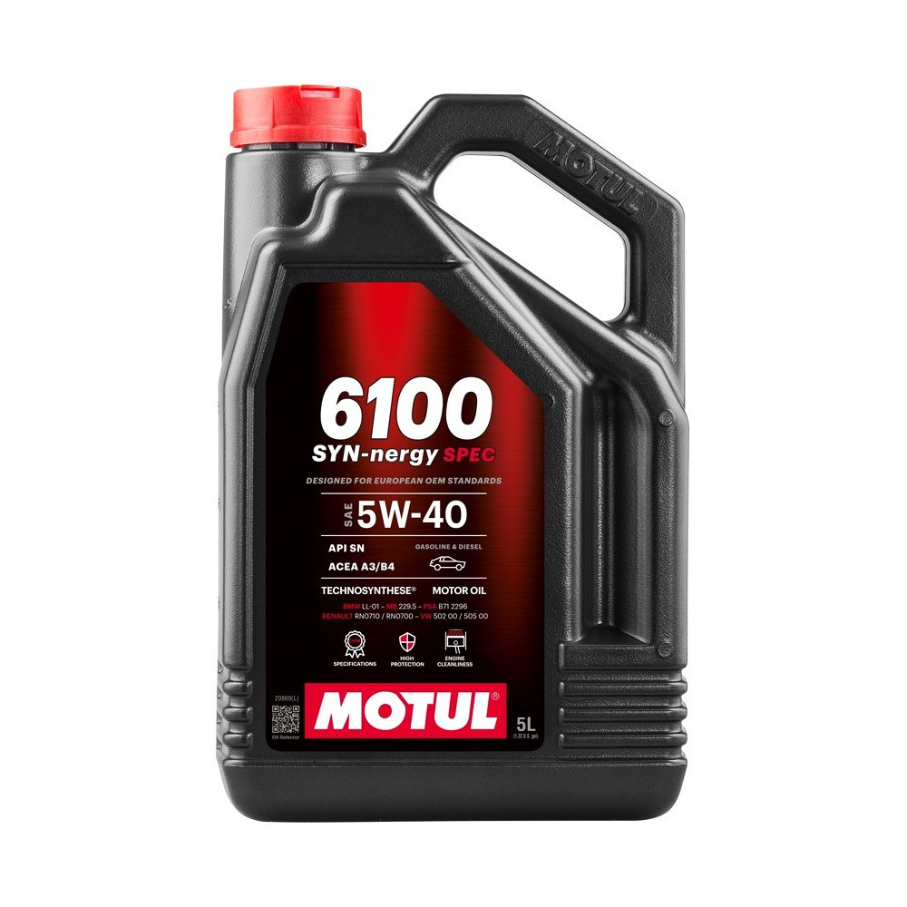 MOTUL 6100 SYN-NERGY SPEC 5W40 A3/B4 5L