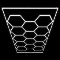 230V LED DETAILING KÄRGVALGUSTI 615W/83640LM/6500K/IP44, 2430X4835MM JBM*