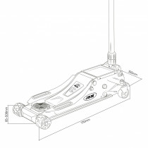 20V ELEKTRILINE AKUTOITEGA GARAAZITUNGRAUD 3T 85-508MM KERE JBM*