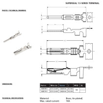 KONTAKTKLEMM EMANE 0,75-1,5MM² SUPERSEAL 100TK M+