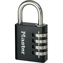 TABALUKK NUMBRIKOODIGA MUST 7640EURDBLK 40MM MASTER LOCK