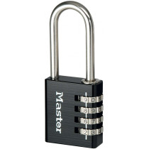 TABALUKK NUMBRIKOODIGA MUST PIKK 7640EURDBLKLH 40MM MASTER LOCK