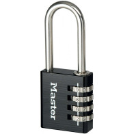 TABALUKK NUMBRIKOODIGA MUST PIKK 7640EURDBLKLH 40MM MASTER LOCK