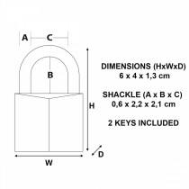 TABALUKK 140D 40MM MASTER LOCK