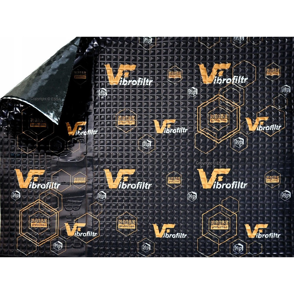 NOISE PROTECTION ALU KATTEGA MÜRAMATT/PIGIMATT 2,0MM 500X700MM VIBROFILTR