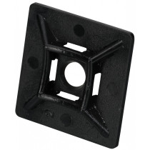 JUHTMEVITSA KINNITUSANKUR LIIMIGA/KRUVIGA 27,7X27,7 Ø5,3 MUST 100TK M+