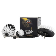 K2 BRILL SET PRO UNIVERSAALNE PUHASTUSHARJADE 4-OS. KOMPL. TRELLI OTSA
