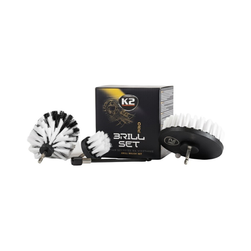 K2 BRILL SET PRO UNIVERSAALNE PUHASTUSHARJADE 4-OS. KOMPL. TRELLI OTSA
