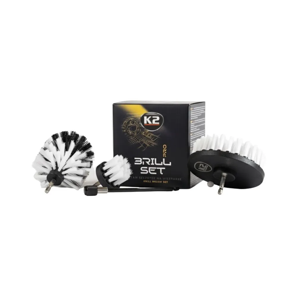 K2 BRILL SET PRO UNIVERSAALNE PUHASTUSHARJADE 4-OS. KOMPL. TRELLI OTSA