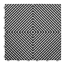 AVADEGA PÕRANDAKATE/PÕRANDAMOODUL "NONSLIP", PP, MUST 400X400X18MM JBM