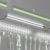 TÖÖLAUA VALGUSTITE 3X602MM KOMPLEKT, 3TK+ LÜLITI JA KAABLID, MAGNETKINNITUS, 230V JBM*