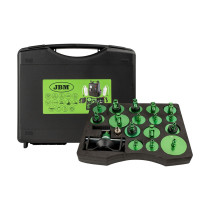 12V/24V230V NING 20V JBM AKULT TÖÖTAV PIDURIVEDELIKU VAHETAMISE SEADE +17 ADAPTERIT JBM*