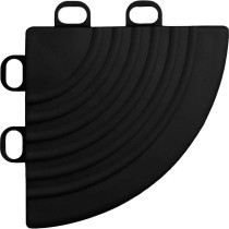 AVADEGA PÕRANDAKATTE/PÕRANDAMOODULI NURK 90° PP, MUST JBM