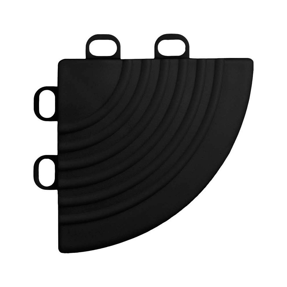 AVADEGA PÕRANDAKATTE/PÕRANDAMOODULI NURK 90° PP, MUST JBM