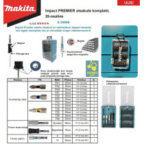 KRUVIKEERAJA OTSIKUTE KOMPLEKT KARBIS (28TK) MAKITA