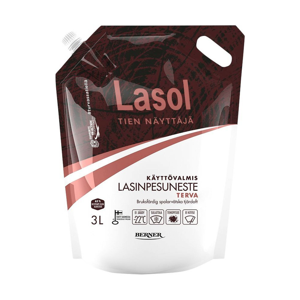 LASOL -22C "TERVA" MÄNNITÕRVA LÕHNALINE TALVINE KLAASIPESUVEDELIK 3L KOTT LASOL