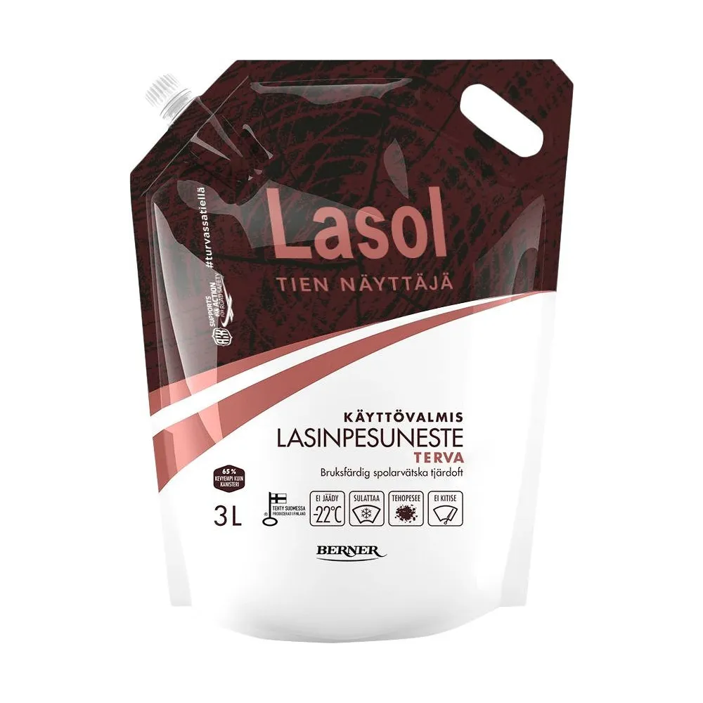 LASOL -22C "TERVA" MÄNNITÕRVA LÕHNALINE TALVINE KLAASIPESUVEDELIK 3L KOTT LASOL