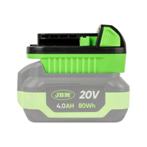 20V VARUAKU ADAPTER MILWAUKEE TÖÖRIIST JA JBM AKU TÖÖRIISTALE JBM*