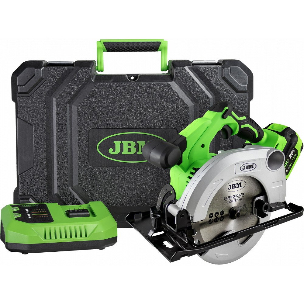 20V AKU KETASSAAG KOMPLEKT 165MM KETAS, 20MM AVA, 4300RPM, HARJAVABA, +4,0AH+ LAADIJA + KOHVER JBM*