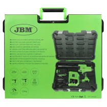 20V AKU SILIKOONIPÜSTOL 2500NM, LED, HARJAVABA, +4,0AH AKU JA LAADIJA JBM*