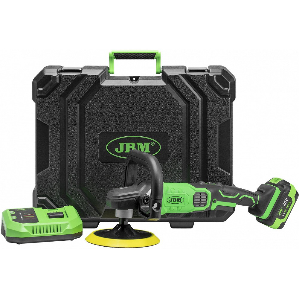 20V POLEERIJA 800-2400RPM, M14, HARJAVABA, +4,0AH AKU + LAADIJA JBM*