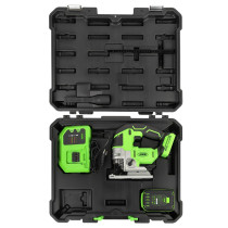 20V AKUSAAG (TIKKASAAG) KOMPLEKT, HARJAVABA, +4,0AH+ LAADIJA JBM