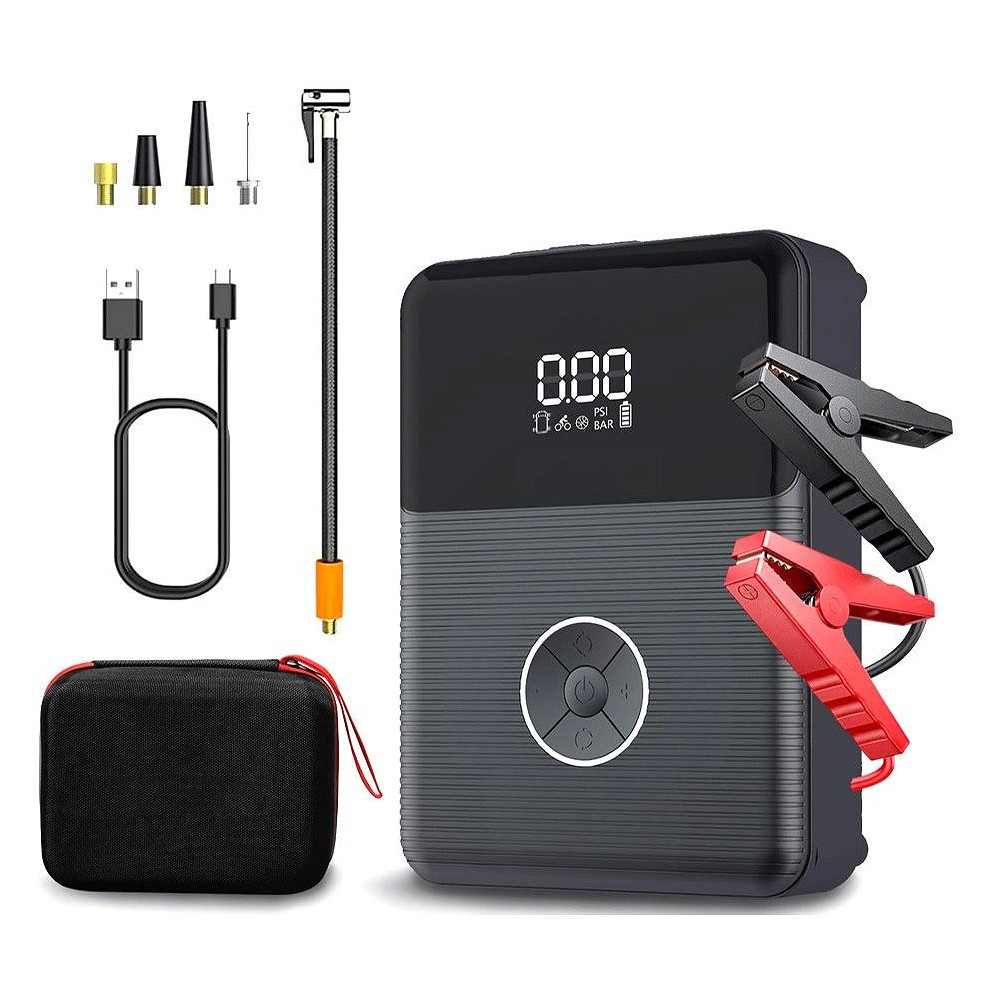 KÄIVITUSABI-AKUPANK-ÕHUPUMP(10BAR) 12V 1000A(2000A) M+