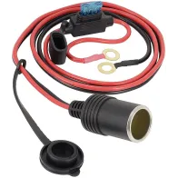 SIGARETISÜÜTAJA PESA PIKENDUSJUHE 100CM 15A, 8,4MM KLEMM 12/24V CARMOTION