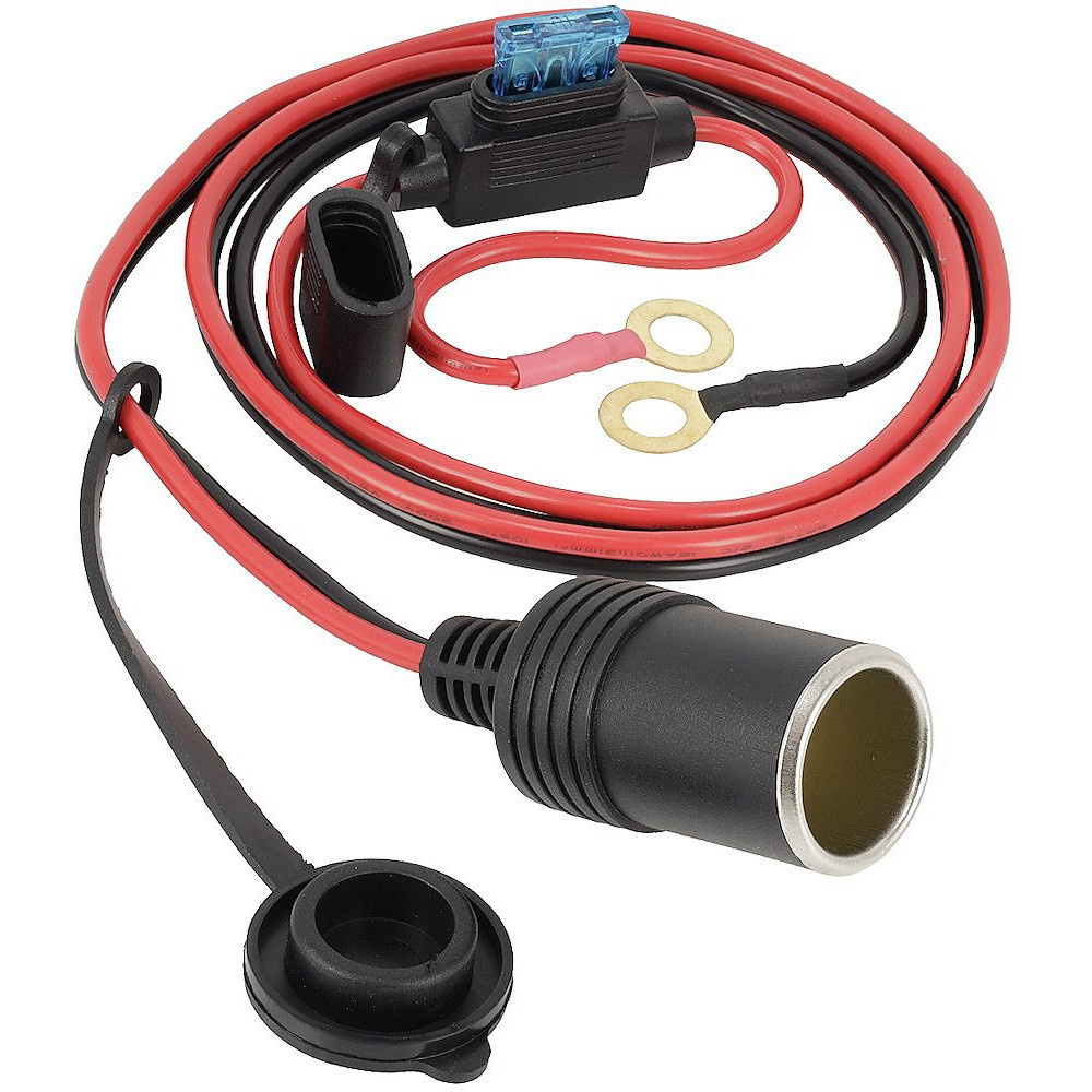 SIGARETISÜÜTAJA PESA PIKENDUSJUHE 100CM 15A, 8,4MM KLEMM 12/24V CARMOTION