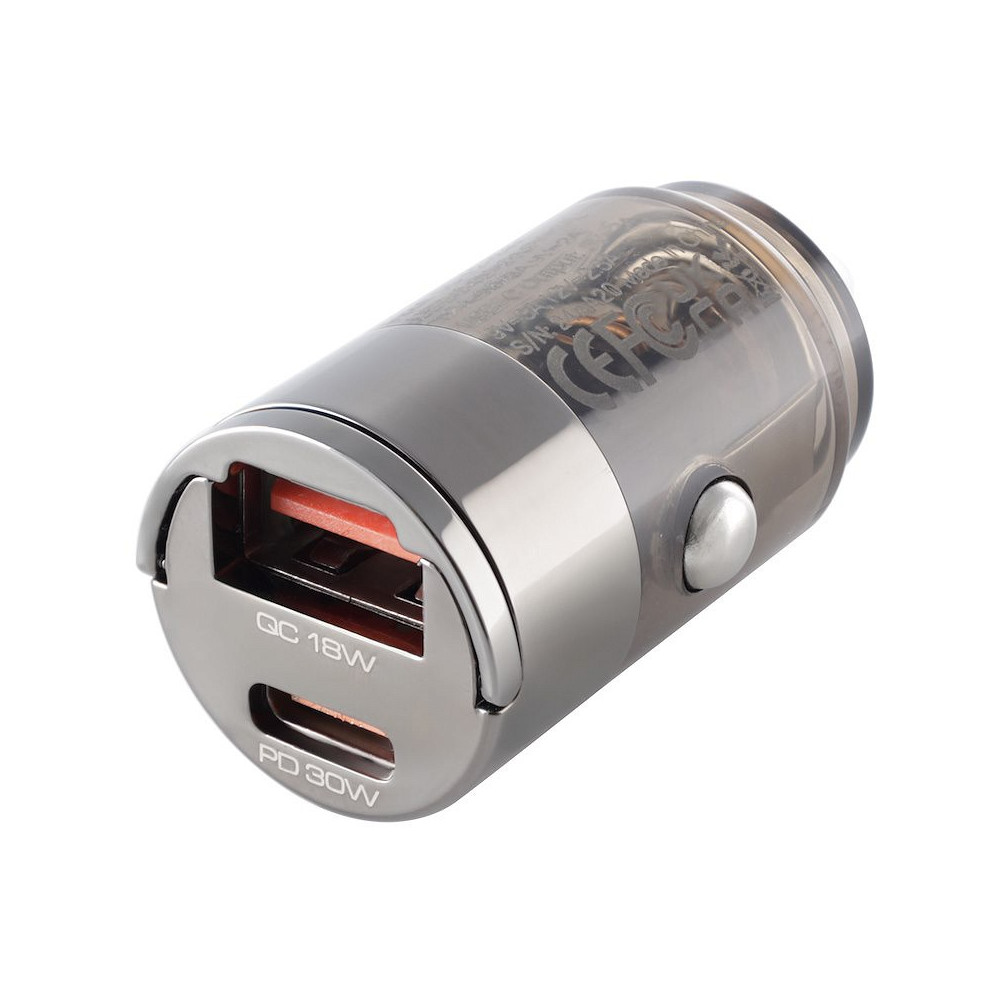 SIGARETISÜÜTAJA KIIRLAADIJA NANO USB/USB-C PD MAX 30W, 12V/24V WAYME