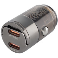 SIGARETISÜÜTAJA KIIRLAADIJA NANO 2X USB-C PD MAX 30W, 12V/24V WAYME