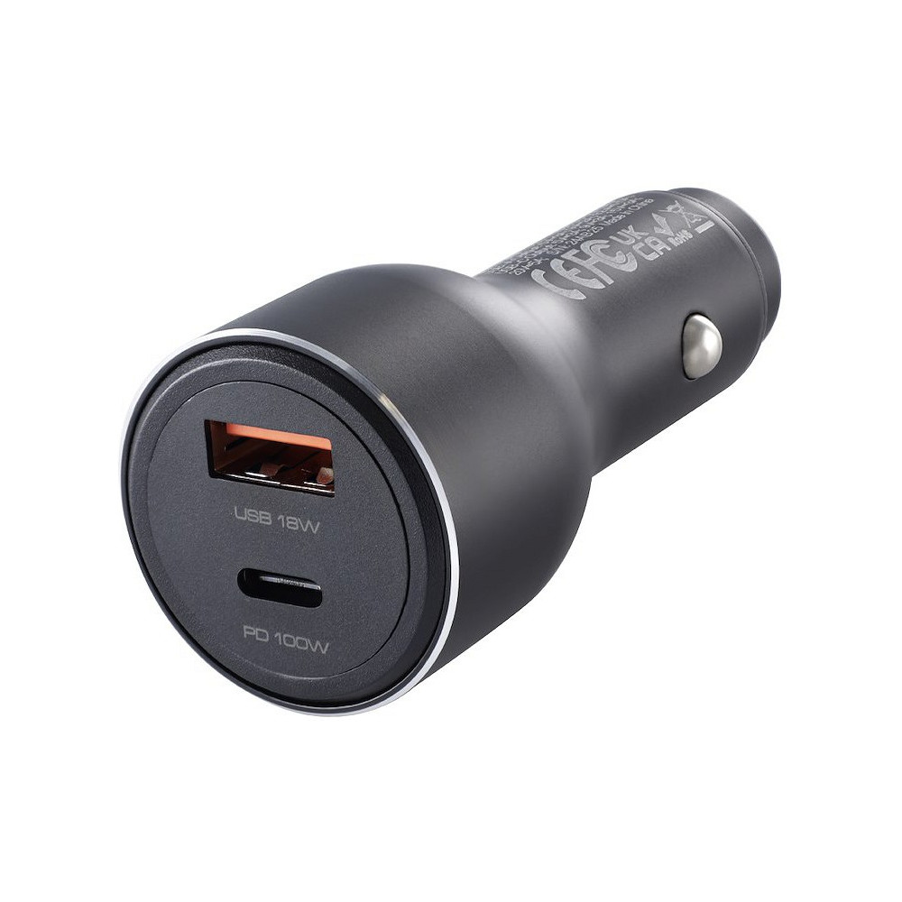 SIGARETISÜÜTAJA PESASSE KIIRLAADIJA 2X USB/USB-C MAX 100W, 12V/24V WAYME