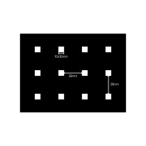 PERFOSEINA KONKS 100MM ZINC (ENAMLEVINUD) PERFO -10X10MM/28MM JBM