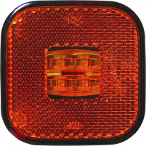 KÜLJETULI LED KOLLANE 62X62MM 12/24V 0,5M JUHTMEGA MAN