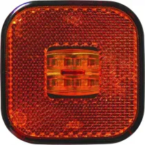 KÜLJETULI LED KOLLANE 62X62MM 12/24V 0,5M JUHTMEGA MAN