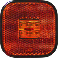 KÜLJETULI LED KOLLANE 62X62MM 12/24V 0,5M JUHTMEGA MAN