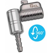 PUMPAMISOTSIK 6MM VOOLIKULE, NURK 90°, LUKUSTIGA, KIIRPAIGALD. 360°, PCL CH4K01