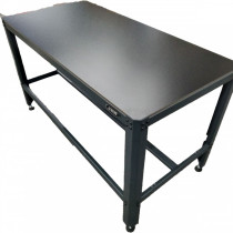 TÖÖLAUD 2MM TERASRAAM/1000KG "BLACK EDITION", 12MM HD-VINEERPLAAT, 1565X770X890MM JBM